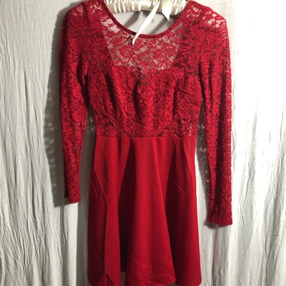 NWT Cocktail Dress Laceoverlay Sweetheart Neckline - Picture 1 of 7